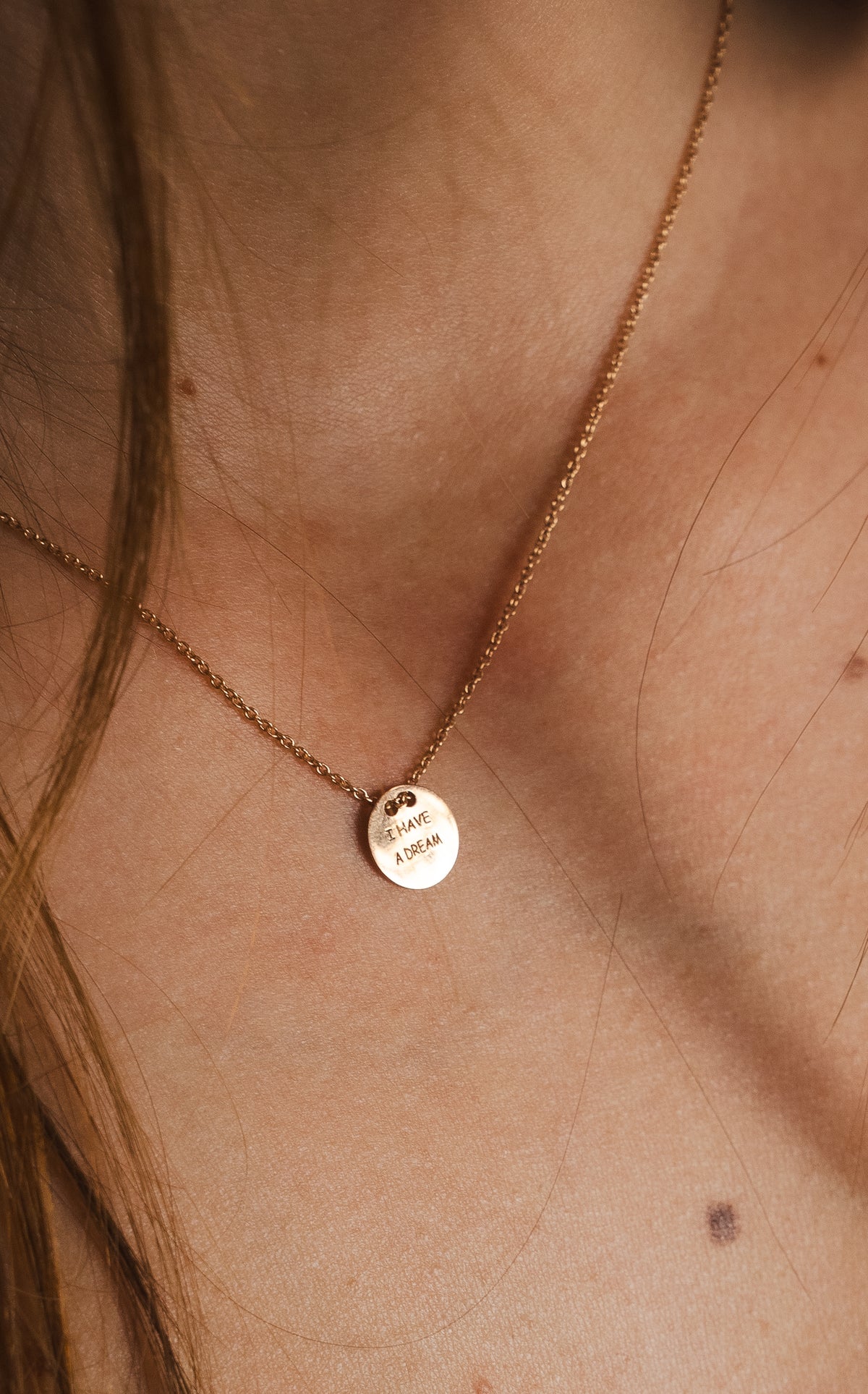 Collar Mensaje en Rosé