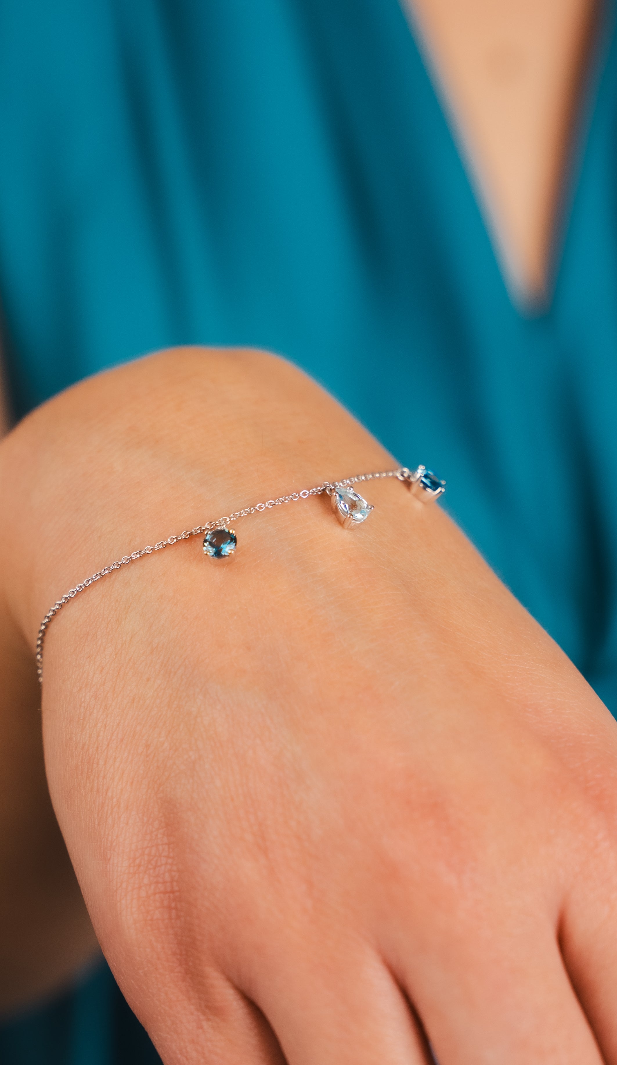 Pulsera Mareas Azules