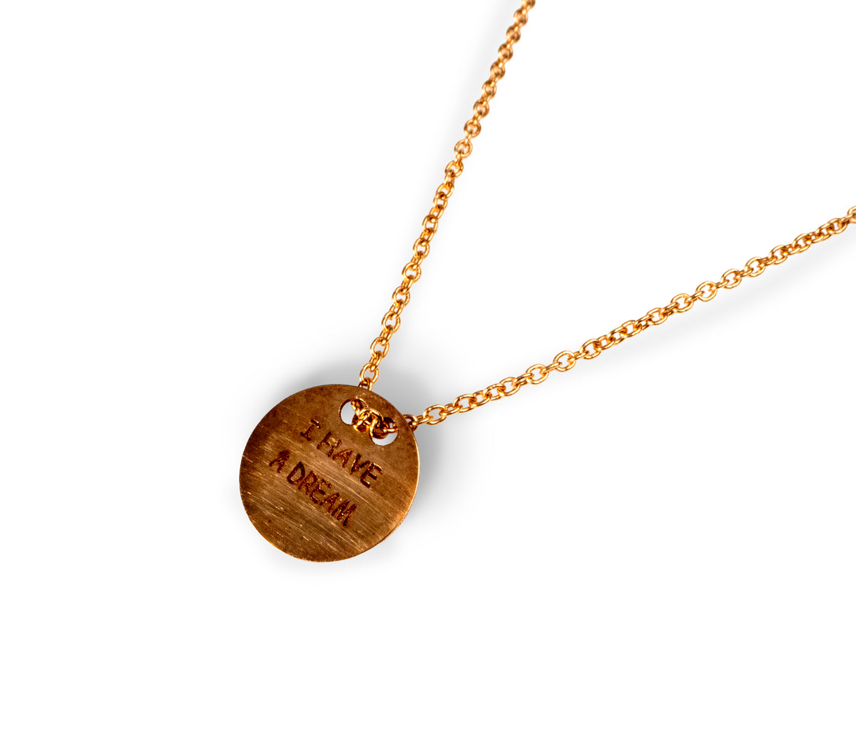 Collar Mensaje en Rosé