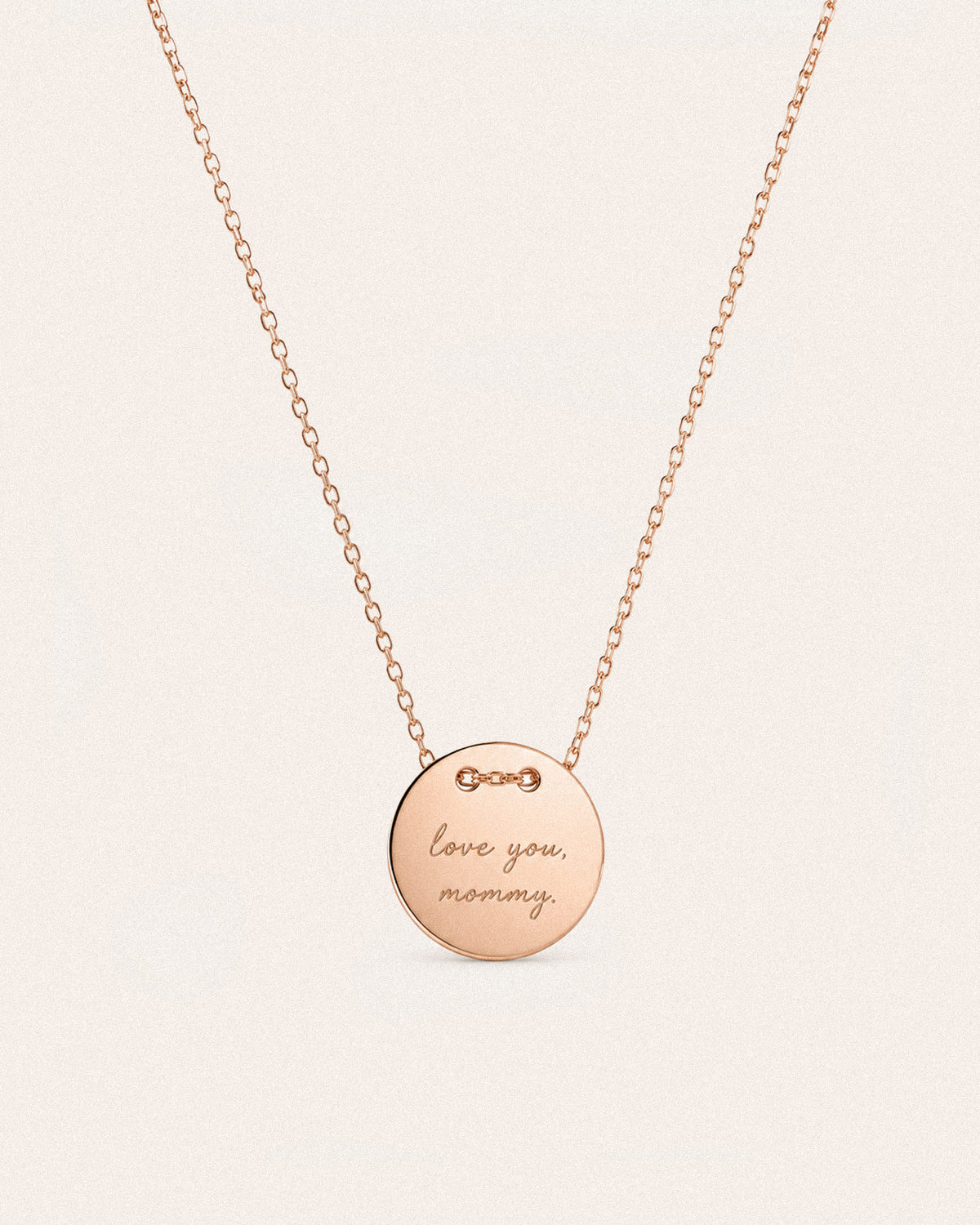 Collar Mensaje en Rosé