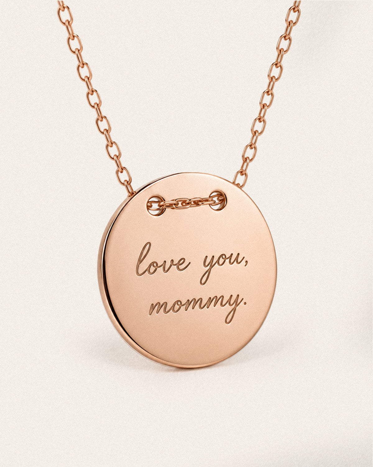 Collar Mensaje en Rosé