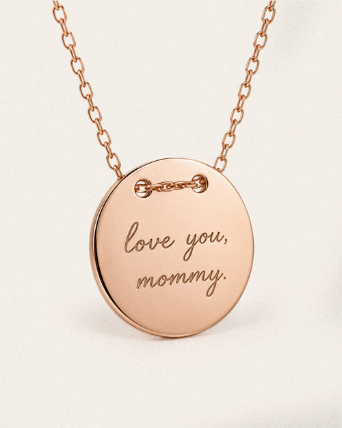 Collar Mensaje en Rosé