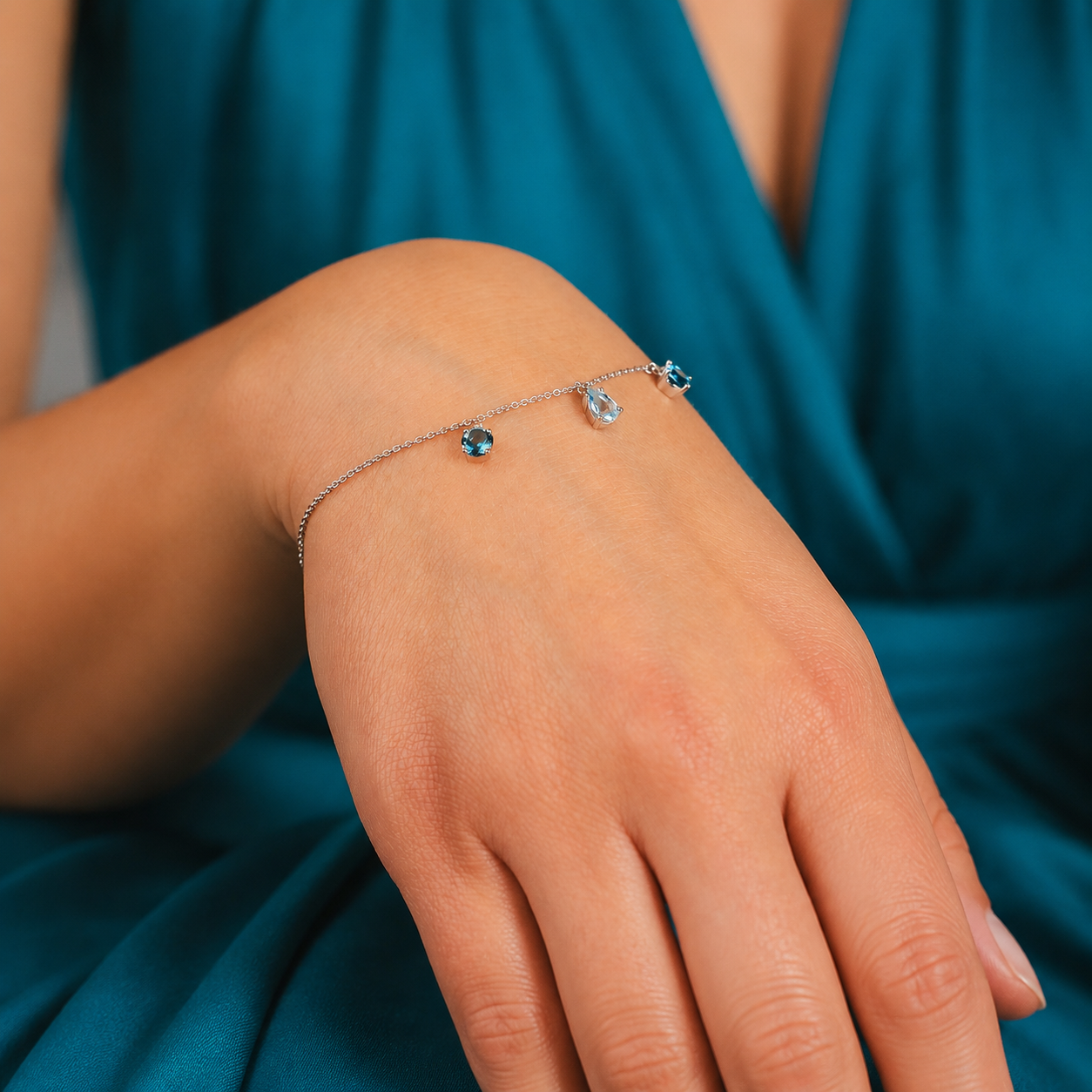 Pulsera Mareas Azules